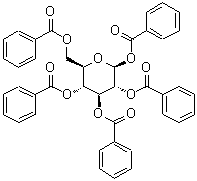 CAS#: 14679-57-3, 1,2,3,4,6-Penta-O-Benzoyl-beta-D-Glucopyranose