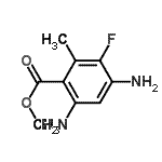 CAS#: 146948-50-7, Methyl 4,6-Diamino-3-Fluoro-2-Methylbenzoate