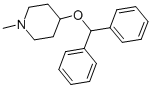 CAS#: 147-20-6, 4-[Di(Phenyl)Methoxy]-1-Methylpiperidine