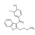 CAS#: 147030-50-0, (2-Butyl-1-Benzofuran-3-Yl)(4-Hydroxy-3-Iodophenyl)Methanone