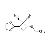 CAS#: 147033-82-7, (2R,4S)-2-Ethoxy-4-(2-Furyl)-1,1-Cyclobutanedicarbonitrile