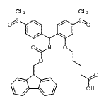 CAS#: 147046-64-8, 5-[2-({[(9H-Fluoren-9-Ylmethoxy)Carbonyl]Amino}[4-(Methylsulfinyl)Phenyl]Methyl)-5-(Methylsulfinyl)Phenoxy]Pentanoic Acid