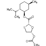 CAS#: 147126-65-6, (1R,2S,5R)-2-Isopropyl-5-Methylcyclohexyl (2R,5S)-5-Acetoxy-1,3-Oxathiolane-2-Carboxylate