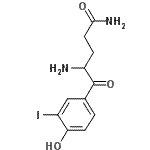 CAS#: 147139-63-7, 4-Amino-5-(4-Hydroxy-3-Iodophenyl)-5-Oxopentanamide