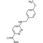 CAS#: 147165-04-6, 6-[(4-Methoxybenzyl)Amino]-3-Pyridazinecarboxamide