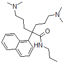 CAS 登录号：14722-19-1， alpha,alpha-二[3-(二甲基氨基)丙基]-N-丙基-1-萘乙酰胺
