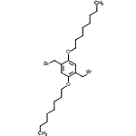CAS#: 147274-72-4, 1,4-Bis(Bromomethyl)-2,5-Bis(Octyloxy)Benzene