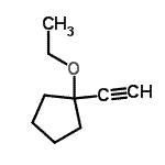 CAS#: 147298-23-5, 1-Ethoxy-1-Ethynylcyclopentane