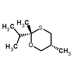 CAS#: 147354-45-8, (2S,5R)-2-Isopropyl-2,5-Dimethyl-1,3-Oxathiane