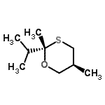 CAS#: 147354-46-9, (2S,5S)-2-Isopropyl-2,5-Dimethyl-1,3-Oxathiane