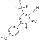 CAS#: 147381-61-1, 1,2-Dihydro-6-(4-Methoxyphenyl)-2-Oxo-4-(Trifluoromethyl)-3-Pyridinecarbonitrile