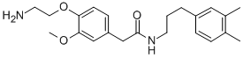 CAS#: 147497-64-1, 2-[4-(2-Aminoethoxy)-3-Methoxyphenyl]-N-[3-(3,4-Dimethylphenyl)Propyl]Acetamide