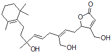 CAS#: 147663-79-4, 5-[(2Z,5E)-7-Hydroxy-3-(Hydroxymethyl)-7-Methyl-9-(2,6,6-Trimethyl-1-Cyclohexenyl)Nona-2,5-Dienyl]-4-(Hydroxymethyl)-5H-Furan-2-One