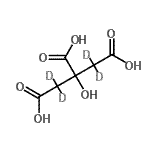 CAS#: 147664-83-3, 2-Hydroxy-1,2,3-(<Sup>2</Sup>H<Sub>4</Sub>)Propanetricarboxylic Acid