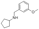 CAS 登录号：147724-24-1， N-(3-甲氧基苄基)环戊烷胺