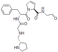CAS 登录号：148138-57-2， (2S)-N-(2-氧代乙基)-1-[(2R)-3-苯基-2-[[2-[[(2S)-吡咯烷-2-基]甲基氨基]乙酰基]氨基]丙酰]-2,5-二氢吡咯-2-甲酰胺