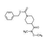 CAS#: 148148-48-5, Benzyl 4-[Methoxy(Methyl)Carbamoyl]-1-Piperidinecarboxylate