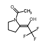 CAS#: 148183-85-1, 1-[(2Z)-2-(2,2,2-Trifluoro-1-Hydroxyethylidene)-1-Pyrrolidinyl]Ethanone