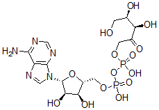 CAS#: 148333-40-8, [(2R,3S,4R,5R)-5-(6-Aminopurin-9-Yl)-3,4-Dihydroxyoxolan-2-Yl]Methyl [Hydroxy-[(3R,4R)-3,4,5-Trihydroxy-2-Oxopentoxy]Phosphoryl] Hydrogen Phosphate