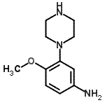 CAS#: 148546-90-1, 4-Methoxy-3-(1-Piperazinyl)Aniline