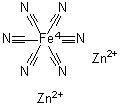CAS#: 14883-46-6, Dizinc Hexakis(Cyano-kappac)Ferrate(4-)
