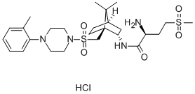 CAS#: 148927-60-0, (2S)-2-Amino-N-[(1S,4R)-7,7-Dimethyl-1-[[4-(2-Methylphenyl)Piperazin-1-Yl]Sulfonylmethyl]-6-Bicyclo[2.2.1]Heptanyl]-4-Methylsulfonylbutanamide