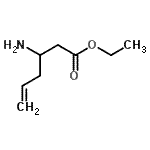 CAS 登录号：149193-75-9， 乙基3-氨基-5-己烯酸酯
