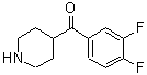 CAS#: 149452-43-7, (3,4-Difluorophenyl)(4-Piperidinyl)Methanone