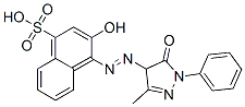 CAS#: 14954-75-7, 4-[[(4,5-Dihydro-3-Methyl-5-Oxo-1-Phenyl-1H-Pyrazol)-4-Yl]Azo]-3-Hydroxy-1-Naphthalenesulfonic Acid