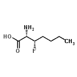 CAS#: 149560-59-8, (2S,3S)-2-Amino-3-Fluoroheptanoic Acid