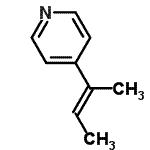 CAS 登录号：149586-04-9， 4-[(2E)-2-丁烯-2-基]吡啶
