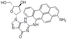 CAS#: 149635-27-8, 2-[(3-Aminobenzo[b]Pyren-6-Yl)Amino]-9-[(2R,4S,5R)-4-Hydroxy-5-(Hydroxymethyl)Oxolan-2-Yl]-3H-Purin-6-One