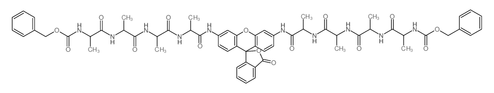 CAS#: 149695-85-2, Bis(N-benzyloxycarbonyltetraalanyl)rhodamine