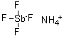 CAS#: 14972-90-8, Ammonium tetrafluorostibanuide