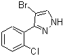 CAS#: 149739-70-8, 4-Bromo-3-(2-Chlorophenyl)-1H-Pyrazole