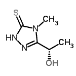 CAS#: 149762-20-9, 5-[(1S)-1-Hydroxyethyl]-4-Methyl-2,4-Dihydro-3H-1,2,4-Triazole-3-Thione