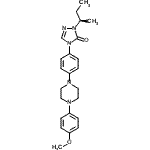 CAS#: 149809-44-9, 2-[(2R)-2-Butanyl]-4-{4-[4-(4-Methoxyphenyl)-1-Piperazinyl]Phenyl}-2,4-Dihydro-3H-1,2,4-Triazol-3-One
