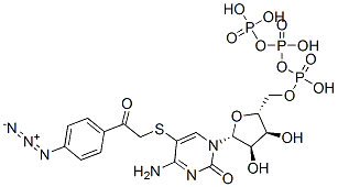 CAS#: 149891-83-8, [(2R,3S,4R,5R)-5-[4-Amino-5-[2-(4-Azidophenyl)-2-Oxoethyl]Sulfanyl-2-Oxopyrimidin-1-Yl]-3,4-Dihydroxyoxolan-2-Yl]Methyl (Hydroxy-Phosphonooxyphosphoryl) Hydrogen Phosphate