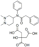 CAS#: 149997-05-7, N-(Hexahydro-1,2-dimethyl-4-pyridazinyl)-N-phenyl-Benzeneacetamide 2-hydroxy-1,2,3-propanetricarboxylate