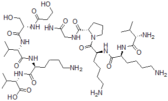 CAS#: 150035-99-7, Valyl-lysyl-lysyl-prolyl-glycyl-seryl-seryl-valyl-lysyl-valine