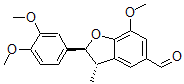 CAS#: 150133-00-9, (2S,3S)-2-(3,4-Dimethoxyphenyl)-7-Methoxy-3-Methyl-2,3-Dihydro-1-Benzofuran-5-Carbaldehyde