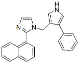 CAS 登录号：150359-02-7， 1-[萘-2-基-(4-苯基-1H-吡咯-3-基)甲基]咪唑