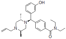 CAS 登录号：150428-54-9， 4-[(R)-[(2S,5R)-2,5-二甲基-4-丙-2-烯基哌嗪-1-基]-(3-羟基苯基)甲基]-N,N-二乙基苯甲酰胺