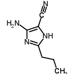 CAS#: 150438-06-5, 4-Amino-2-Propyl-1H-Imidazole-5-Carbonitrile