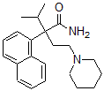CAS 登录号：1505-96-0， alpha-异丙基-alpha-(2-哌啶乙基)-1-萘乙酰胺