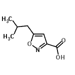 CAS#: 150517-80-9, 5-Isobutyl-1,2-Oxazole-3-Carboxylic Acid
