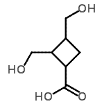 CAS#: 150521-41-8, 2,3-Bis(Hydroxymethyl)Cyclobutanecarboxylic Acid