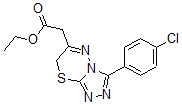CAS#: 150536-08-6, Ethyl 2-[3-(4-Chlorophenyl)-7H-[1,2,4]Triazolo[3,4-b][1,3,4]Thiadiazin-6-Yl]Acetate