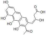 CAS#: 150547-38-9, (E)-4-(3-Acetyl-4,5,7,10-Tetrahydroxyanthracen-2-Yl)-3-Hydroxybut-3-Enoic Acid