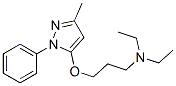 CAS 登录号：15083-54-2， 5-[3-(二乙基氨基)丙氧基]-3-甲基-1-苯基-1H-吡唑